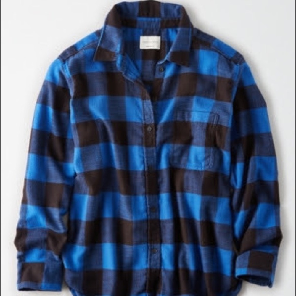American Eagle plaid flannel XS